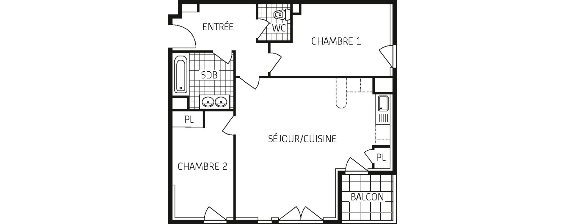 Appartement T3 de 64,40 m2 &agrave; Saint-Jean-De-Braye Centre