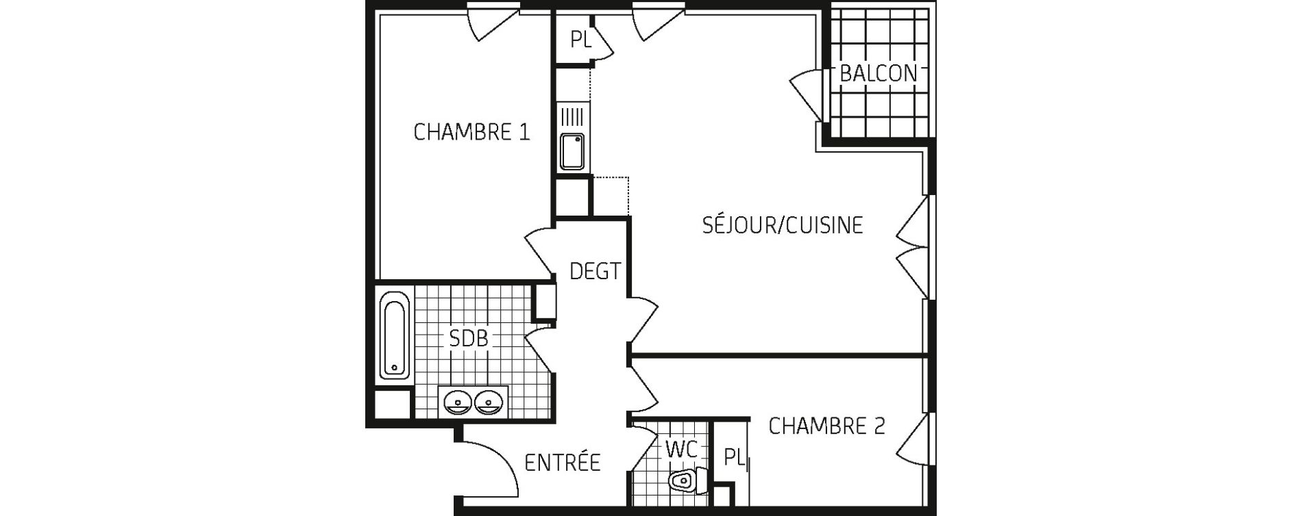 Appartement T3 de 64,93 m2 &agrave; Saint-Jean-De-Braye Centre