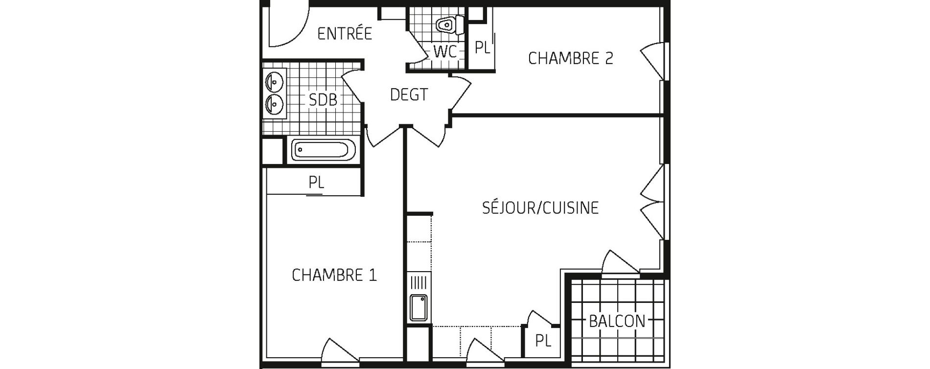 Appartement T3 de 65,34 m2 &agrave; Saint-Jean-De-Braye Centre