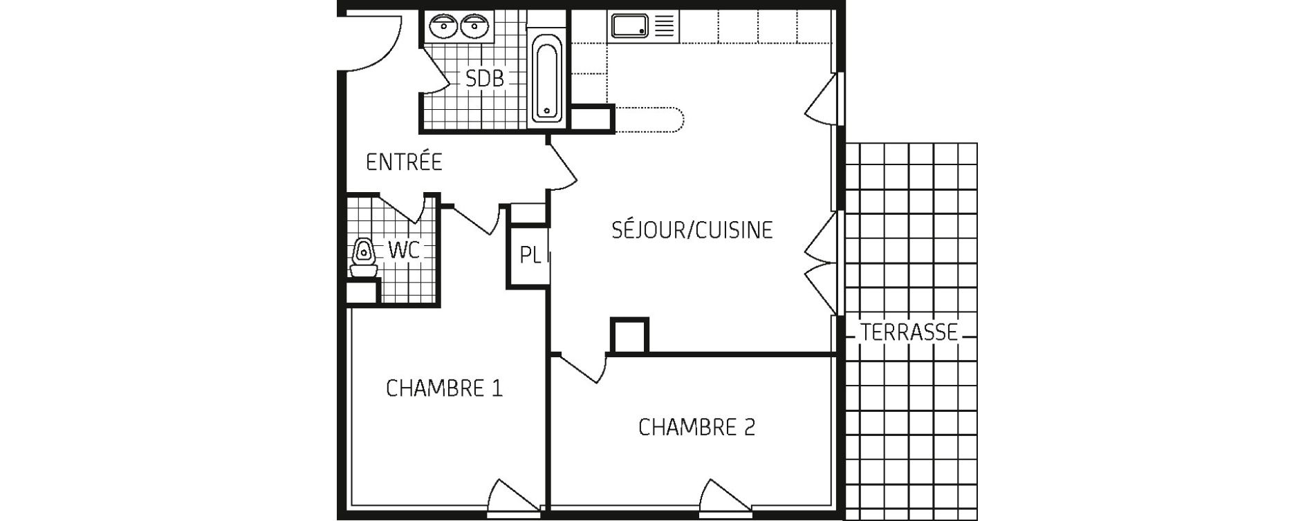 Appartement T3 de 63,35 m2 &agrave; Saint-Jean-De-Braye Centre