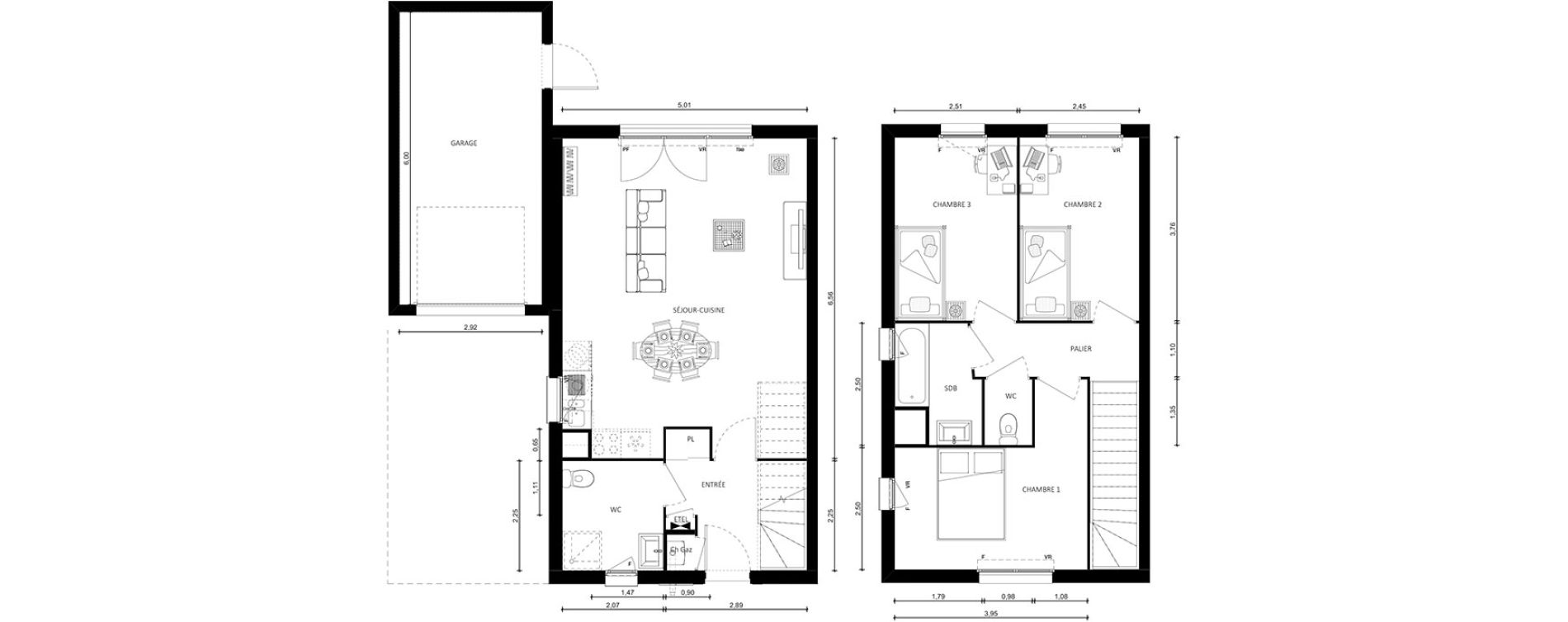 Maison T4 de 79,96 m2 &agrave; Saint-Jean-De-La-Ruelle Centre