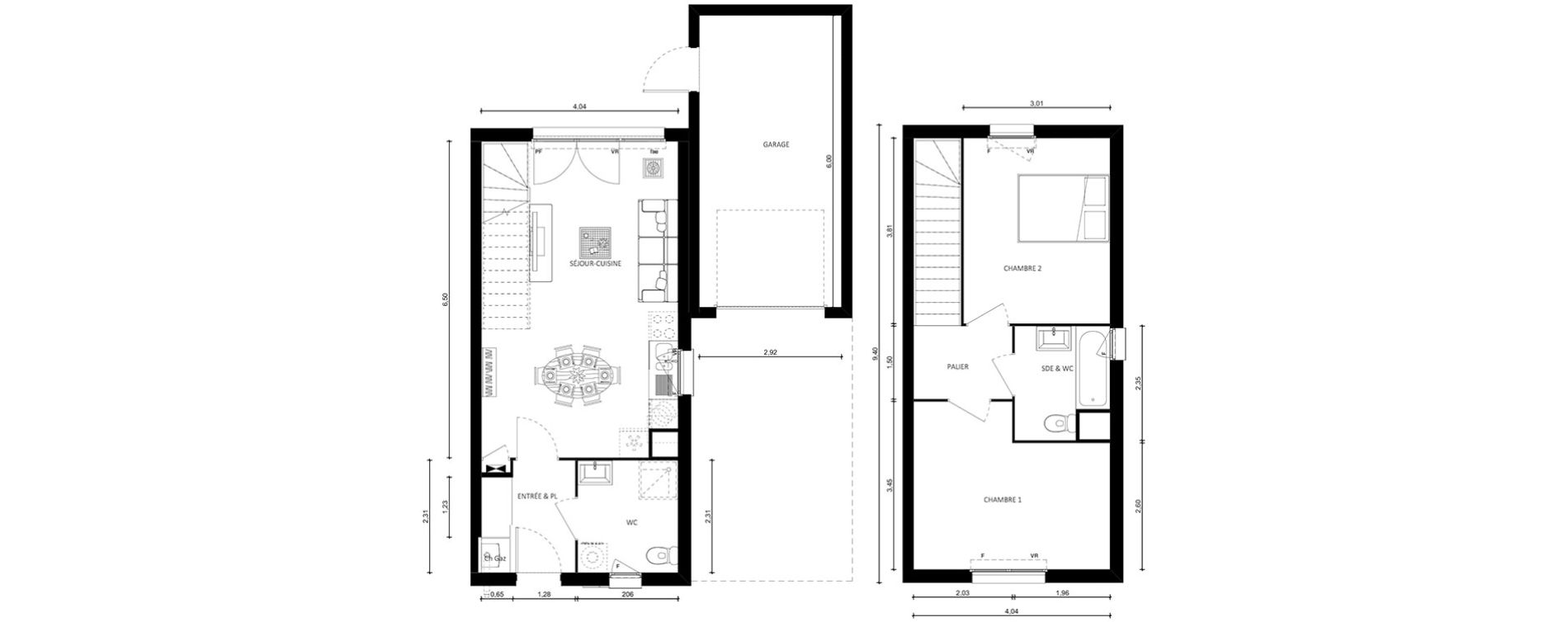 Maison T3 de 63,45 m2 &agrave; Saint-Jean-De-La-Ruelle Centre