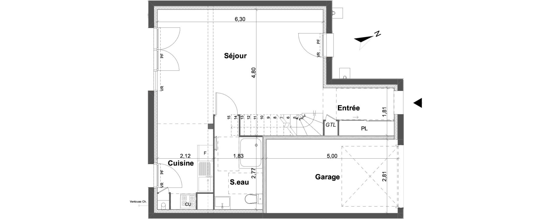 Maison T4 de 86,81 m2 &agrave; Saran Centre