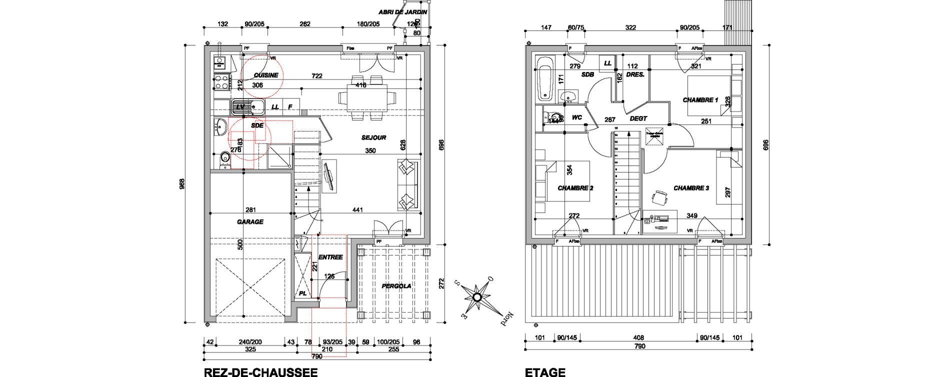 Maison T4 de 80,27 m2 &agrave; Saran Centre