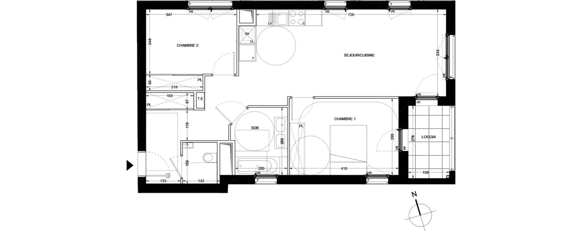 Appartement T3 de 65,10 m2 &agrave; Saran Centre