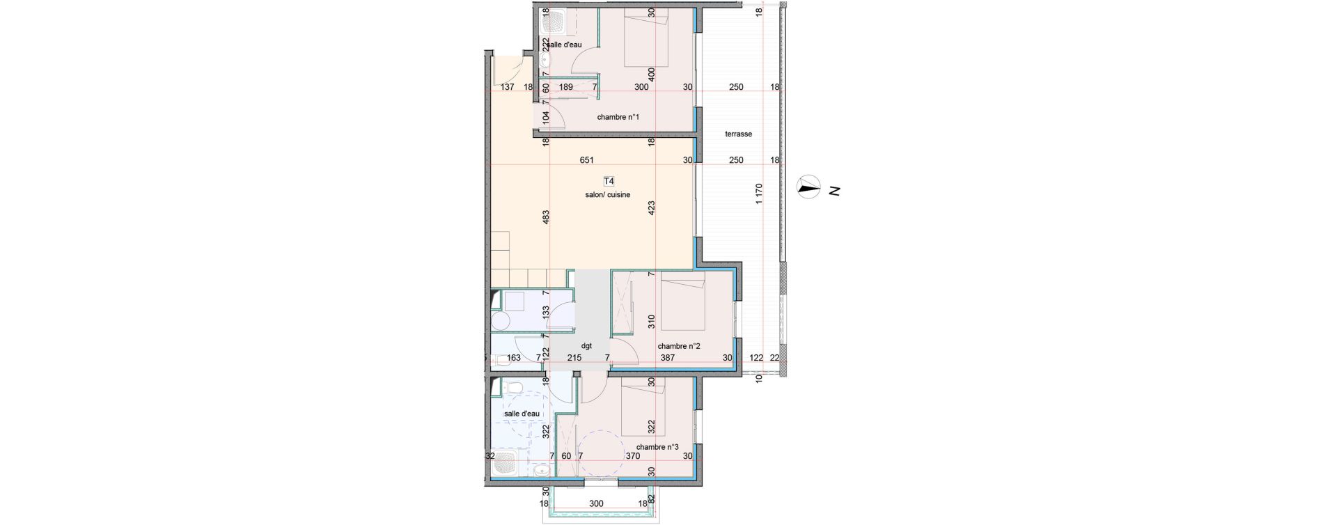 Appartement T4 de 95,50 m2 &agrave; Penta-Di-Casinca Centre