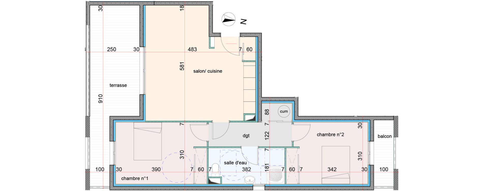 Appartement T3 de 67,85 m2 à Penta-Di-Casinca Centre