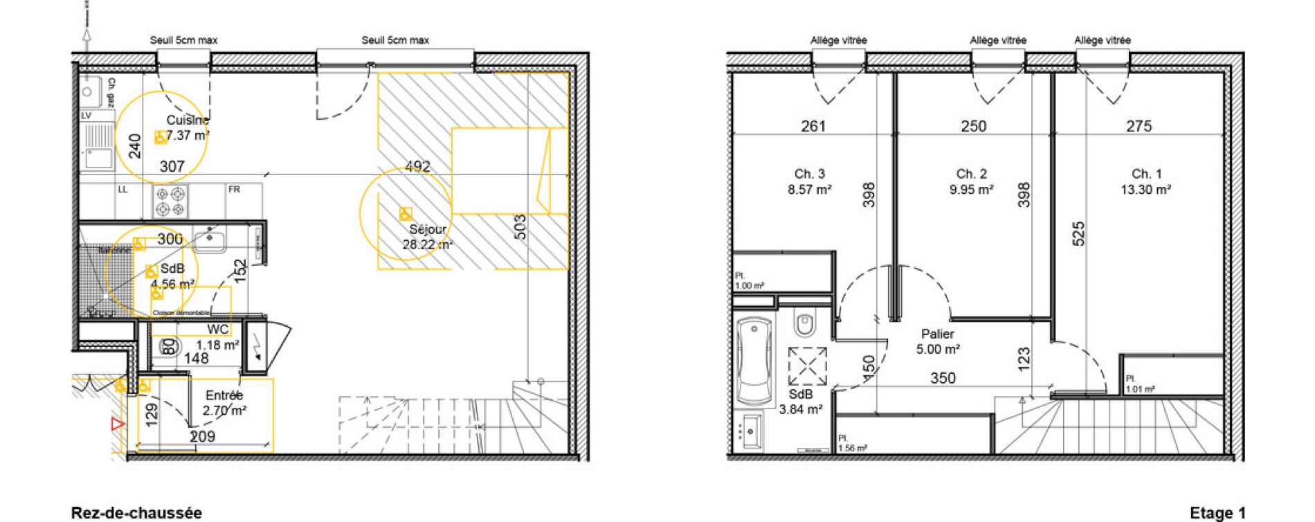 Duplex T4 de 88,26 m2 &agrave; Betschdorf Centre