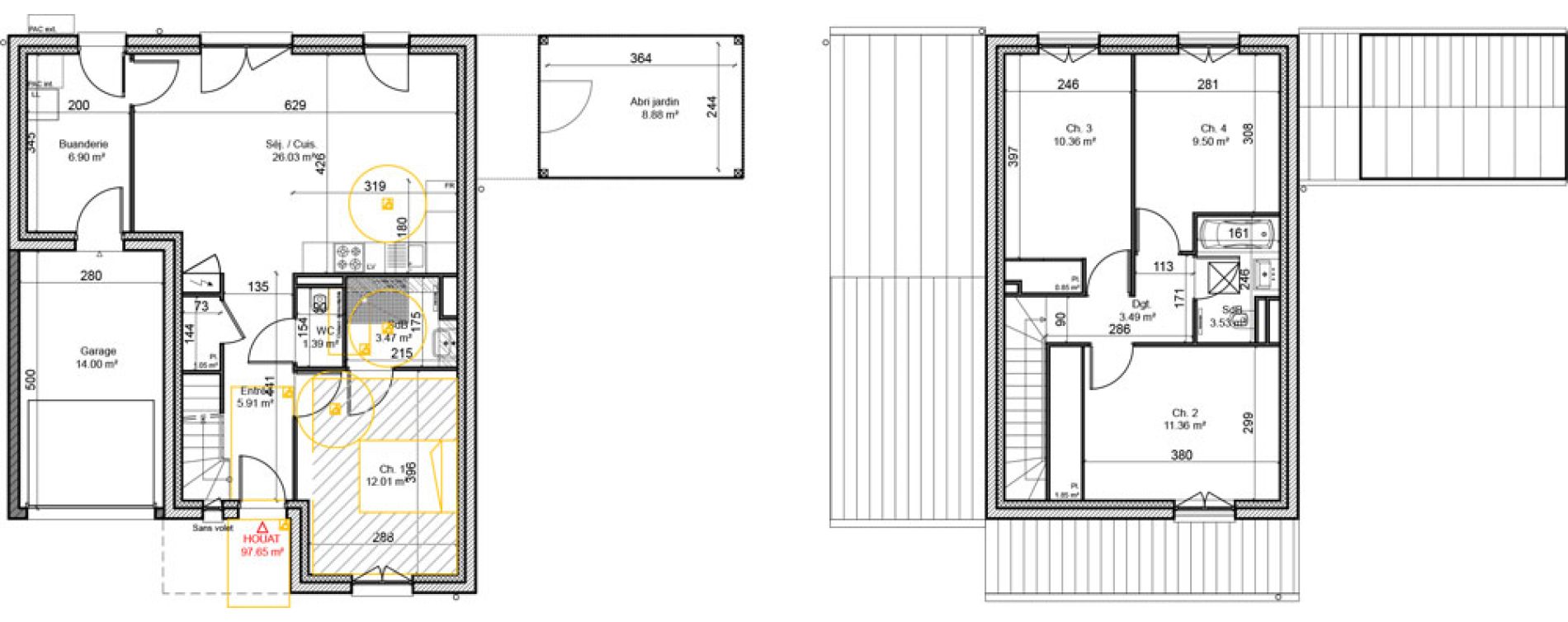 Maison T5 de 97,70 m2 &agrave; Betschdorf Centre