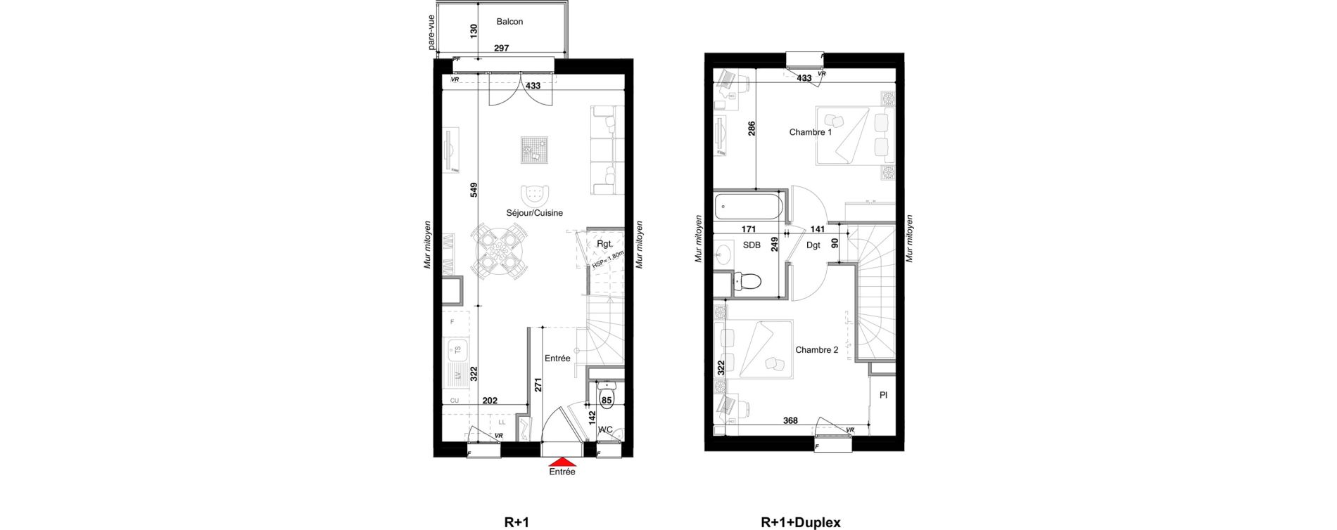 Appartement T3 de 67,25 m2 &agrave; Drulingen Centre
