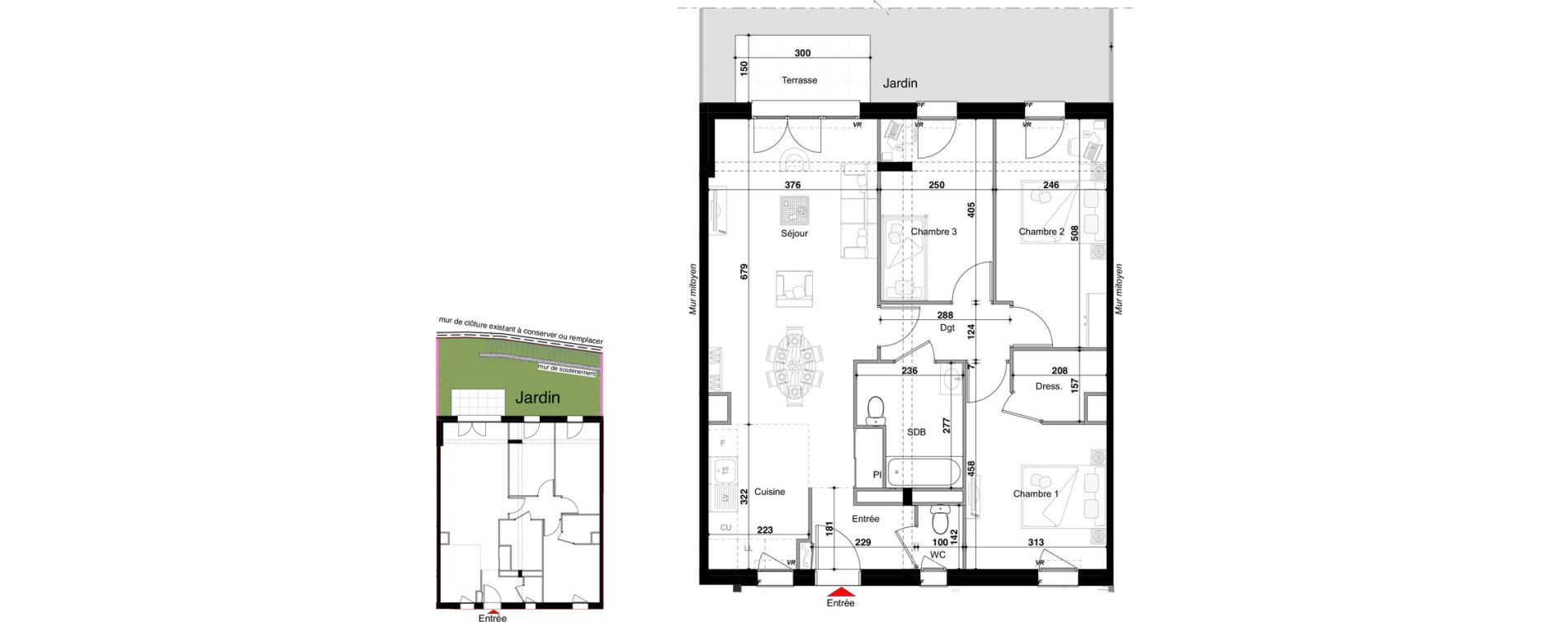 Appartement T4 de 84,22 m2 &agrave; Drulingen Centre