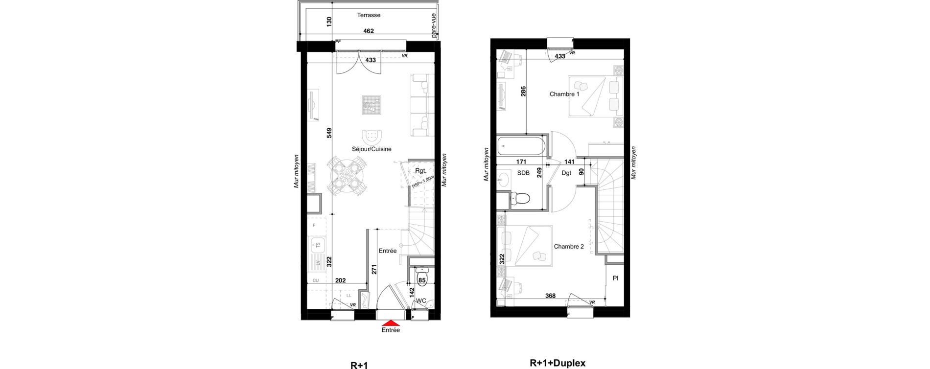 Appartement T3 de 67,25 m2 &agrave; Drulingen Centre
