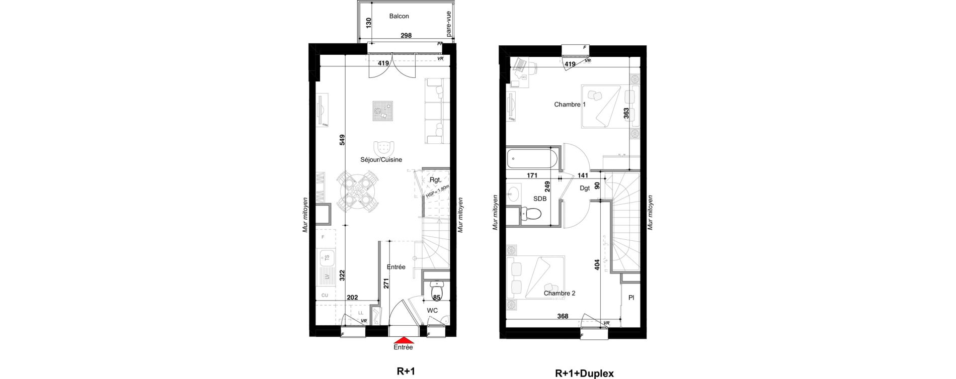 Appartement T3 de 67,02 m2 &agrave; Drulingen Centre