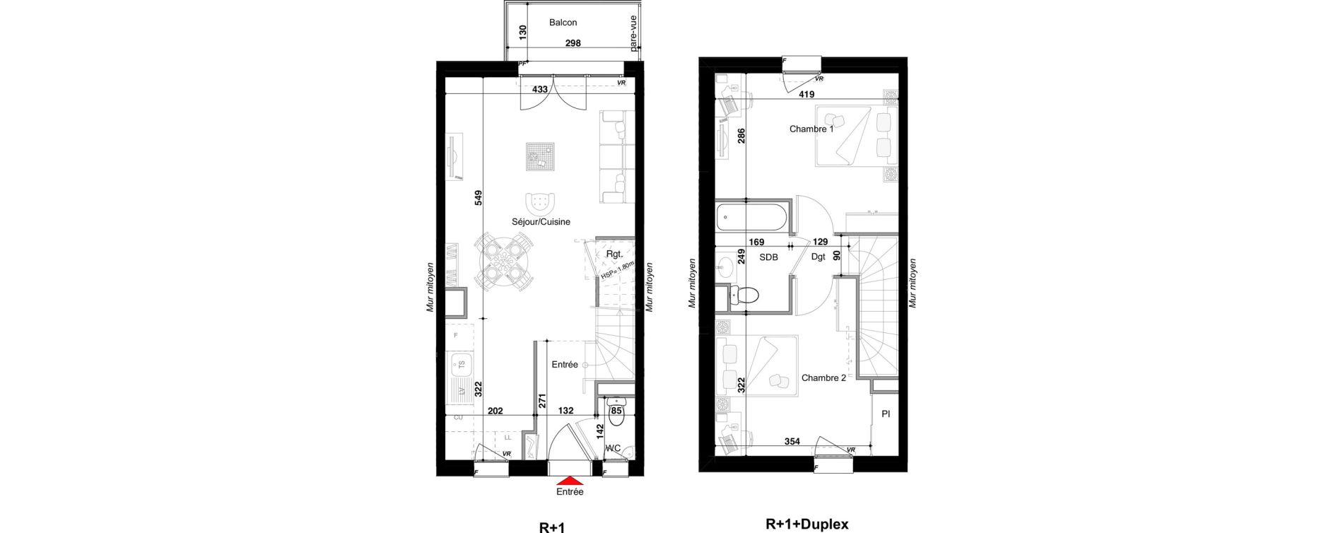 Appartement T3 de 66,14 m2 &agrave; Drulingen Centre