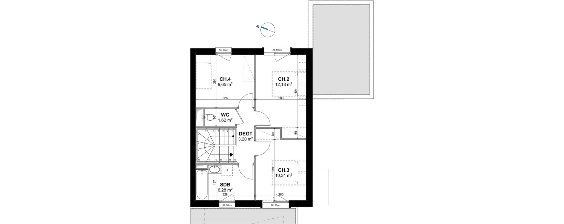 Maison T5 de 102,32 m2 &agrave; Geispolsheim Centre