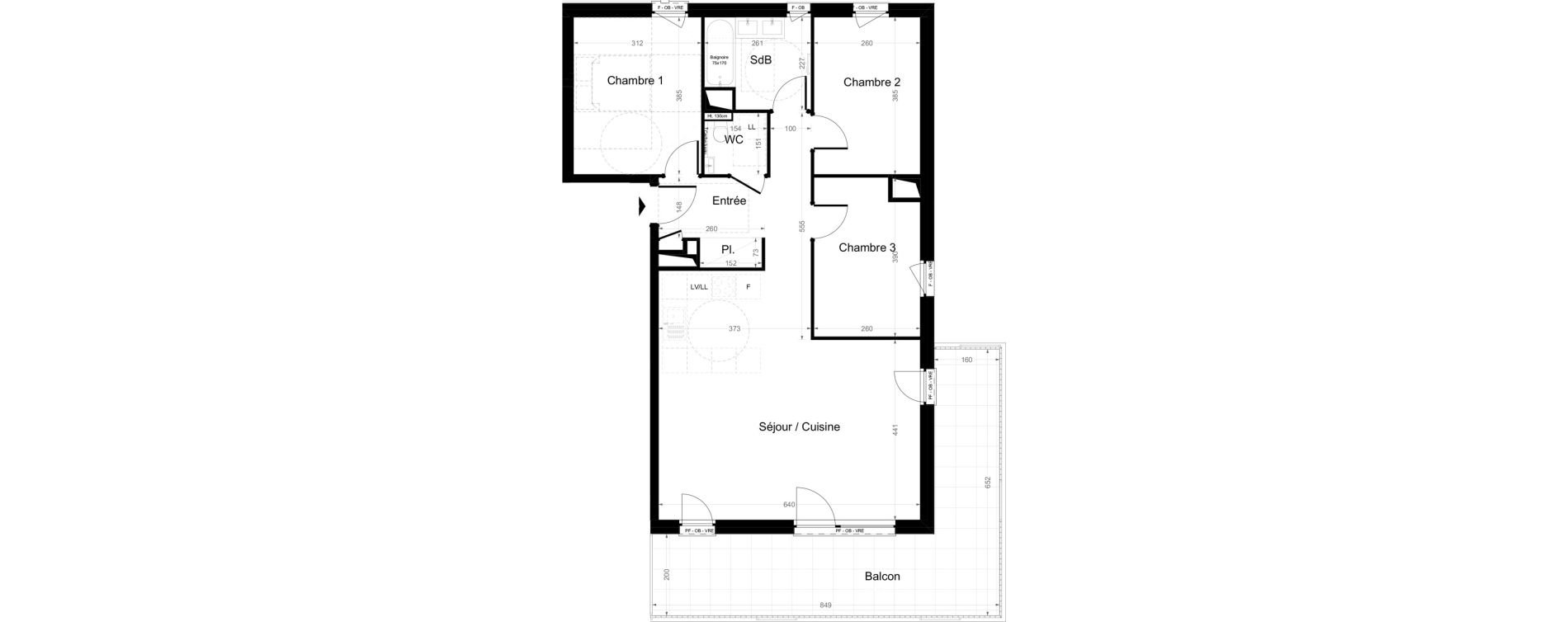 Appartement T4 de 83,20 m2 &agrave; Haguenau Bildstoeckel