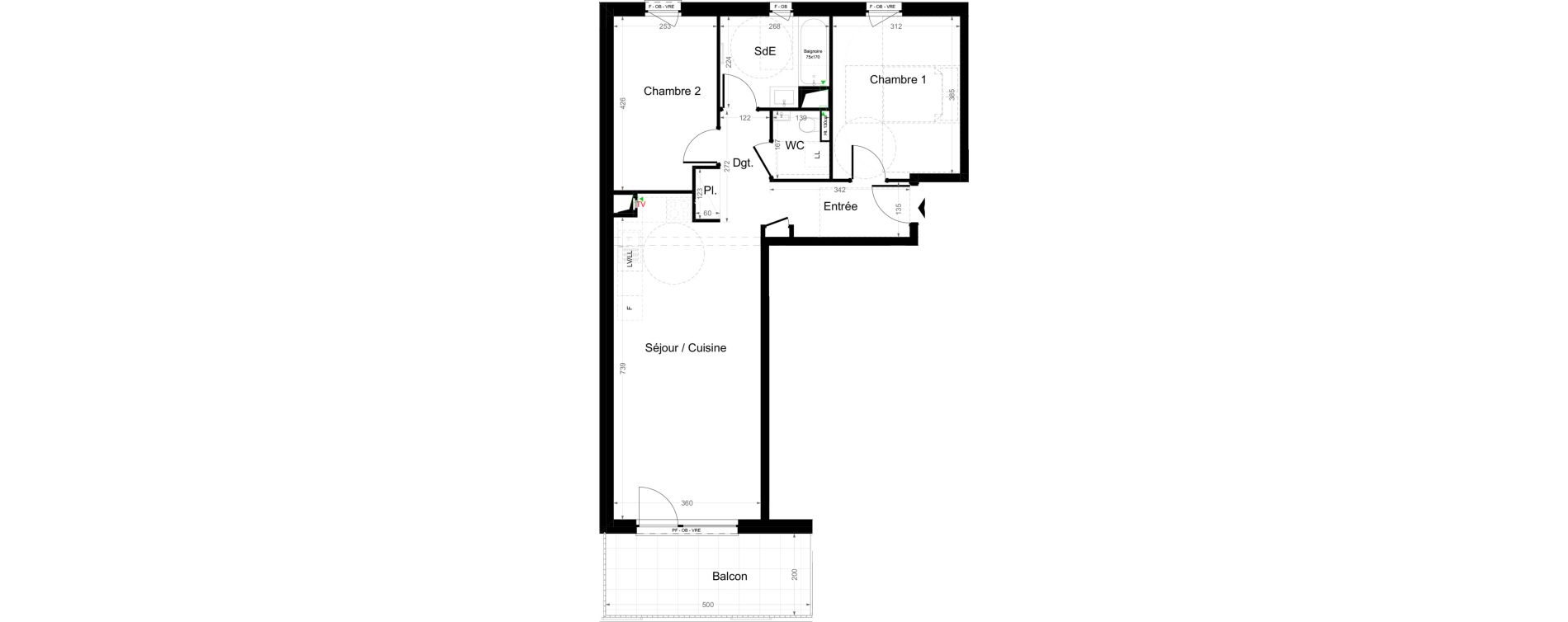 Appartement T3 de 66,20 m2 &agrave; Haguenau Bildstoeckel