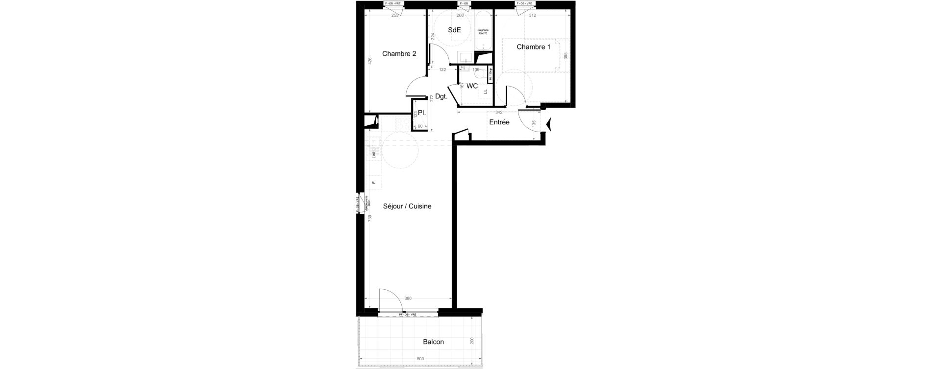 Appartement T3 de 66,20 m2 &agrave; Haguenau Bildstoeckel