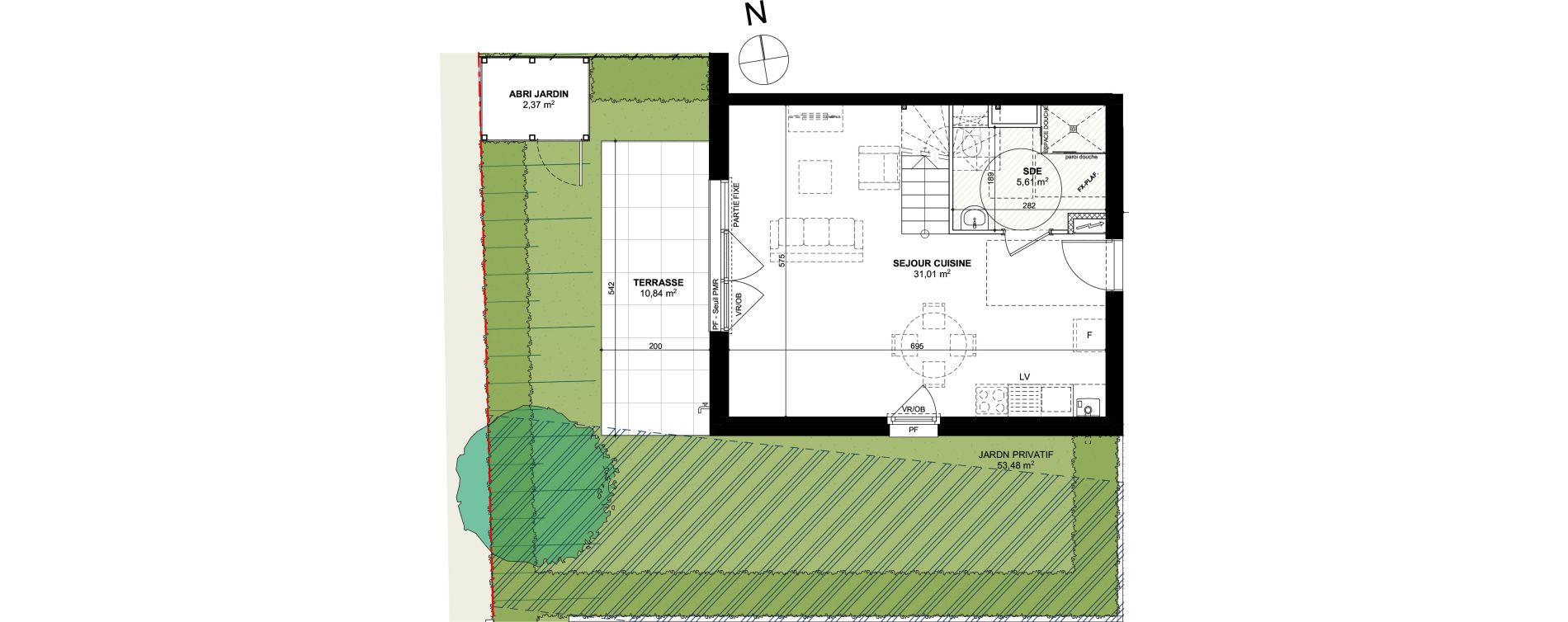 Duplex T4 de 77,40 m2 &agrave; Haguenau Les houblonniers
