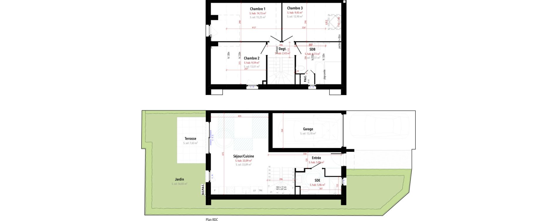 Maison T4 de 85,99 m2 &agrave; Haguenau Metzgerhof - krausenhof