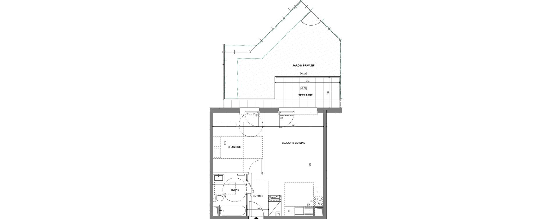 Appartement T2 de 43,10 m2 &agrave; Hoenheim Centre