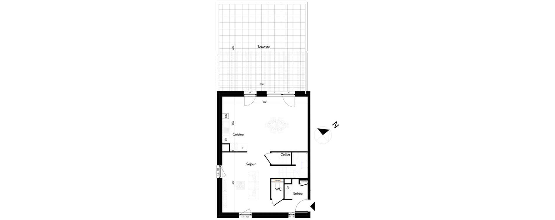 Appartement T5 de 106,87 m2 &agrave; Oberhausbergen Centre