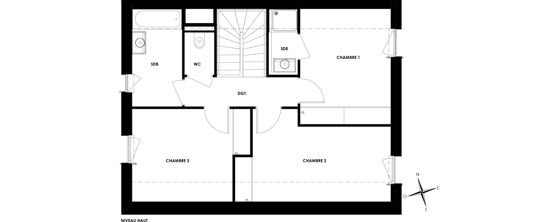 Maison T4 de 104,71 m2 &agrave; Oberhausbergen Centre