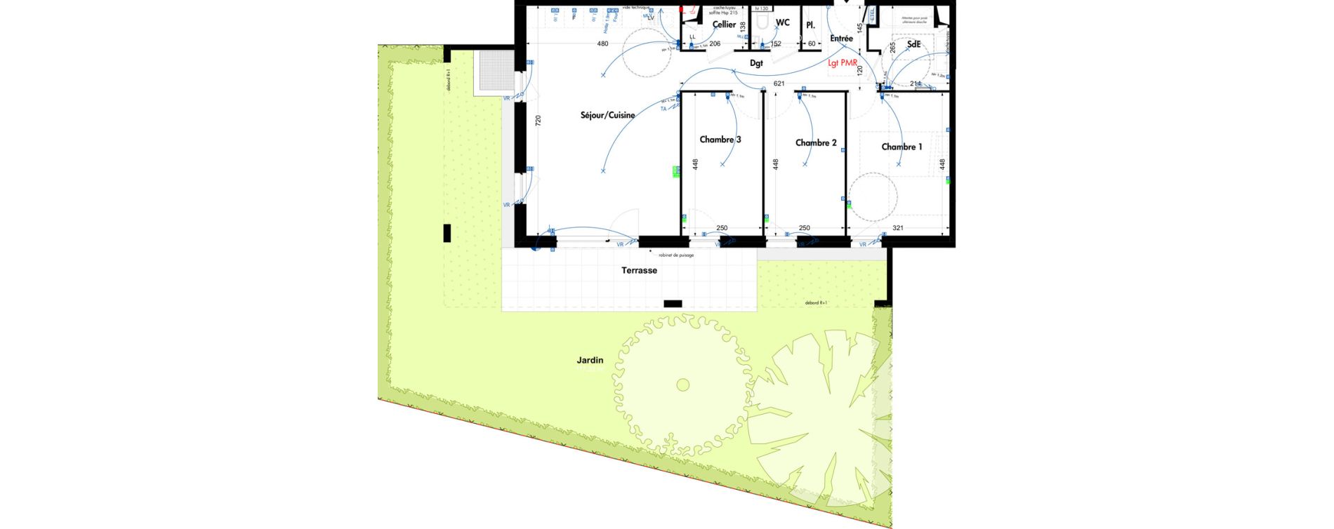 Appartement T4 de 91,81 m2 &agrave; Oberschaeffolsheim Centre