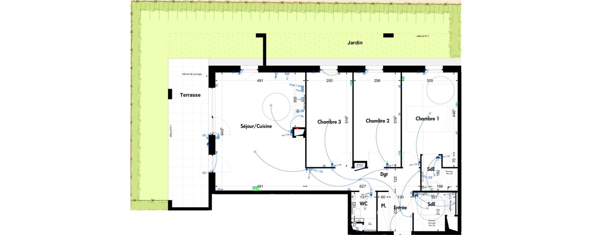 Appartement T4 de 93,91 m2 &agrave; Oberschaeffolsheim Centre