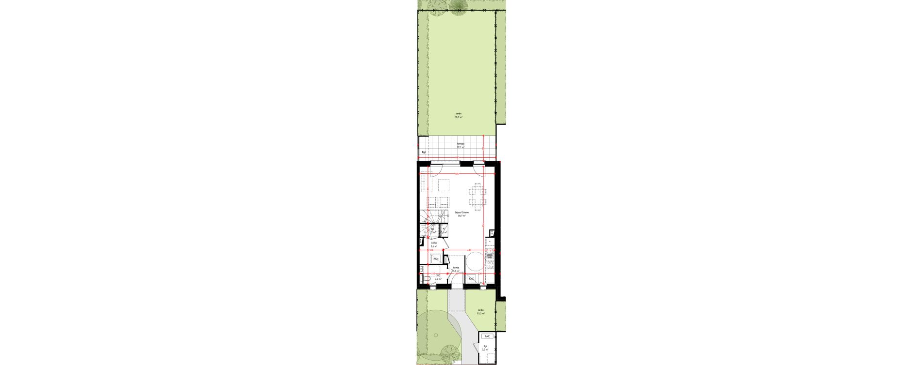 Maison T4 de 97,90 m2 &agrave; Pfulgriesheim Centre