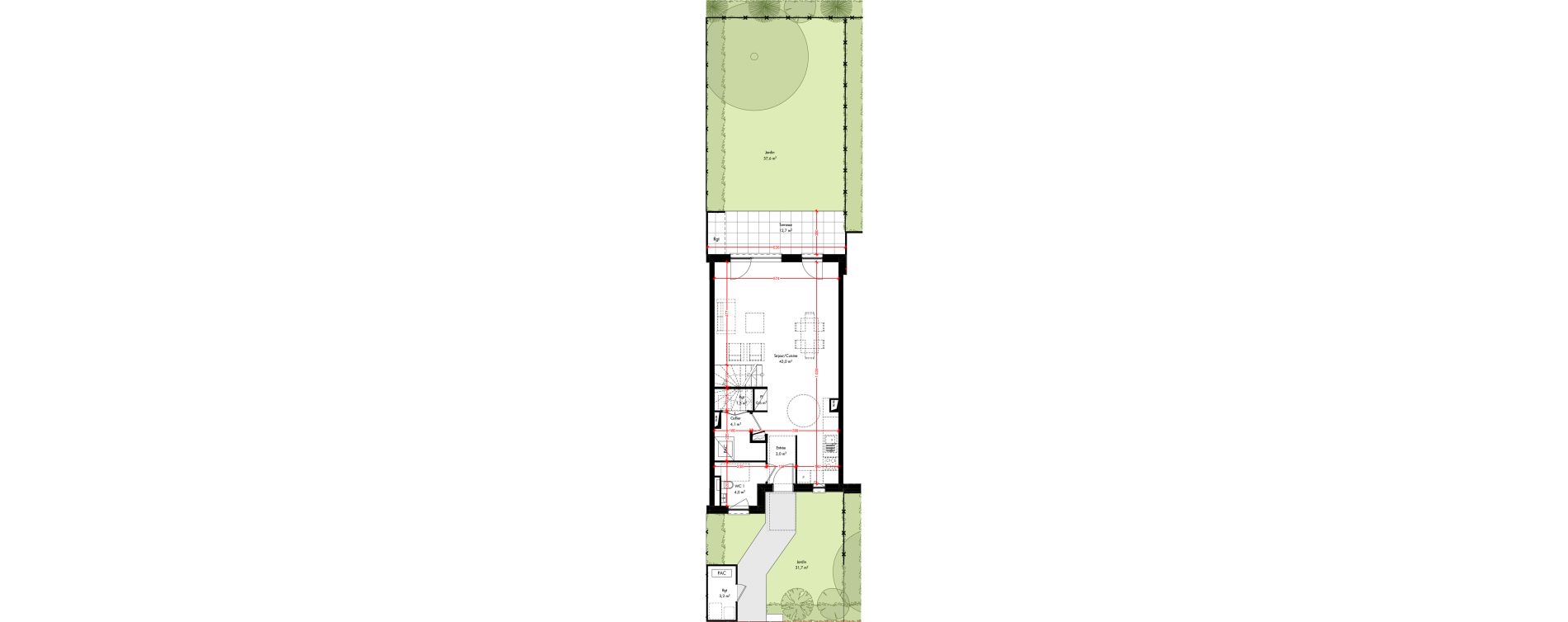 Maison T5 de 114,00 m2 &agrave; Pfulgriesheim Centre