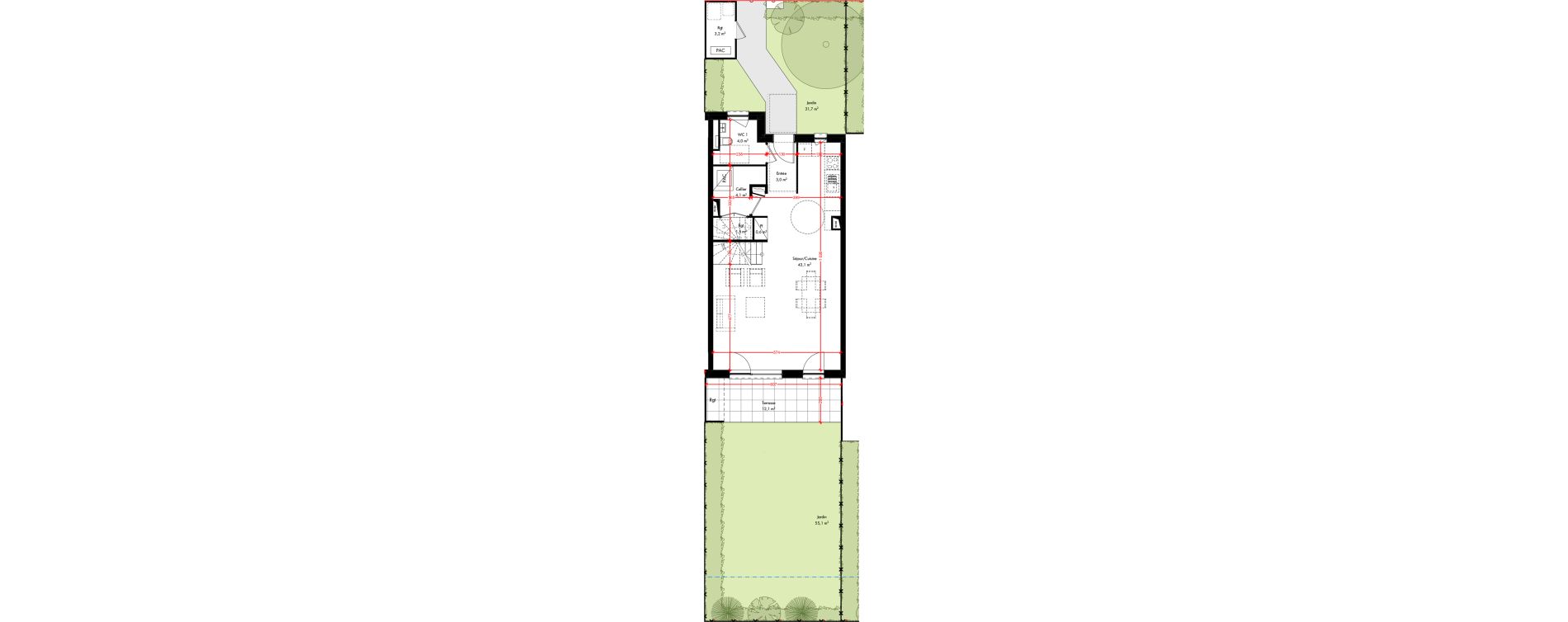 Maison T5 de 114,10 m2 &agrave; Pfulgriesheim Centre