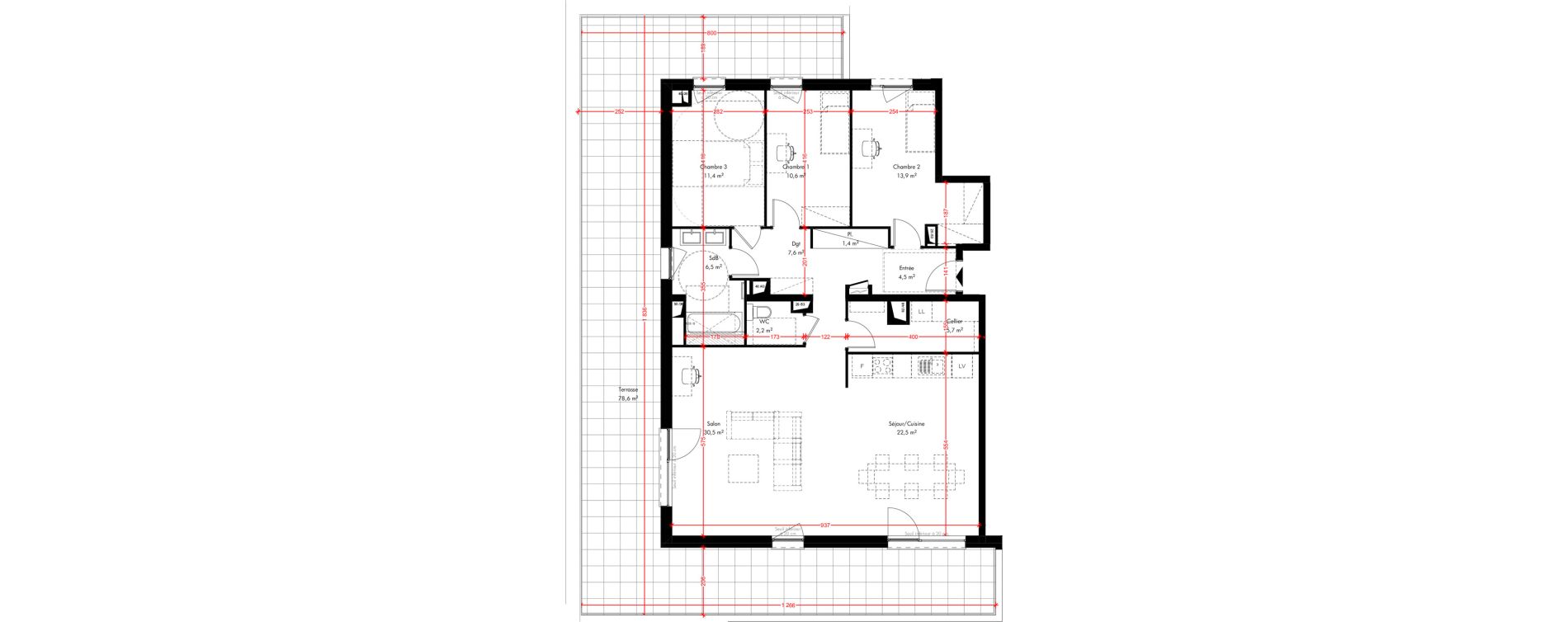 Appartement T5 de 116,80 m2 &agrave; Pfulgriesheim Centre