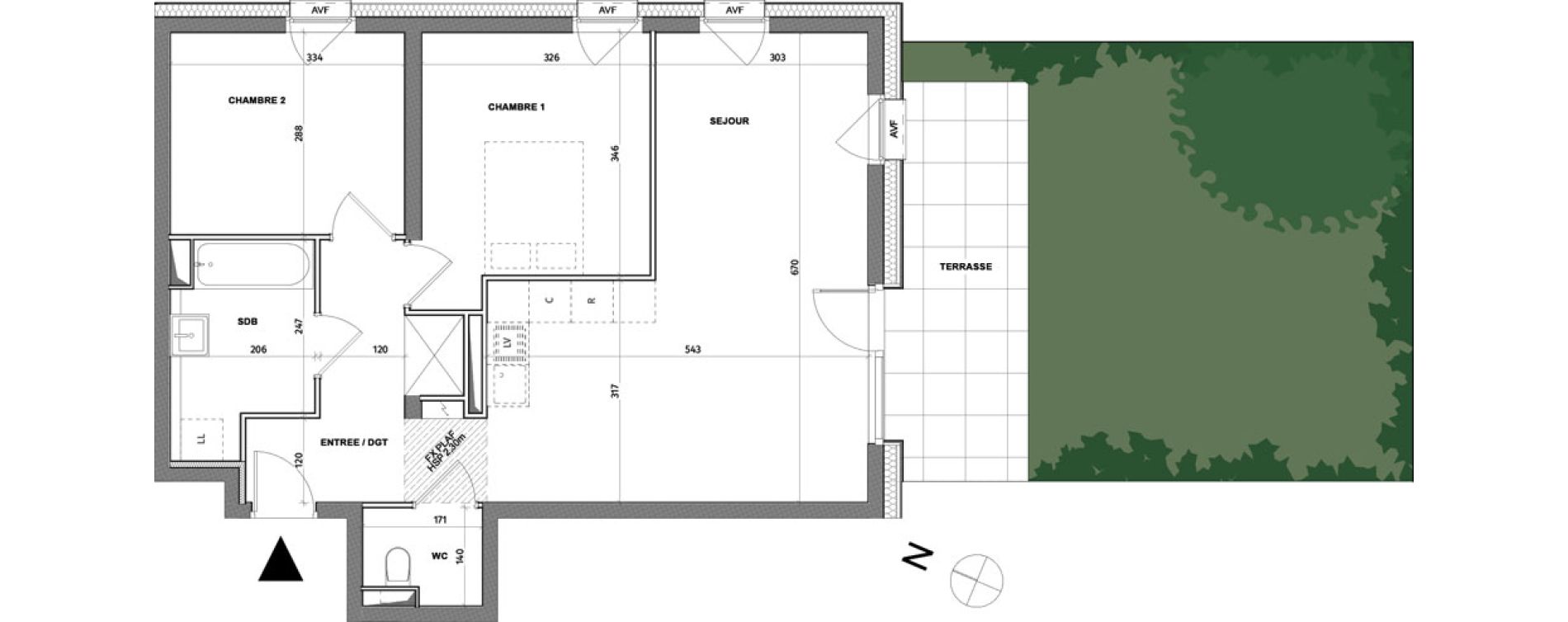 Appartement T3 de 65,13 m2 &agrave; Rosheim Centre