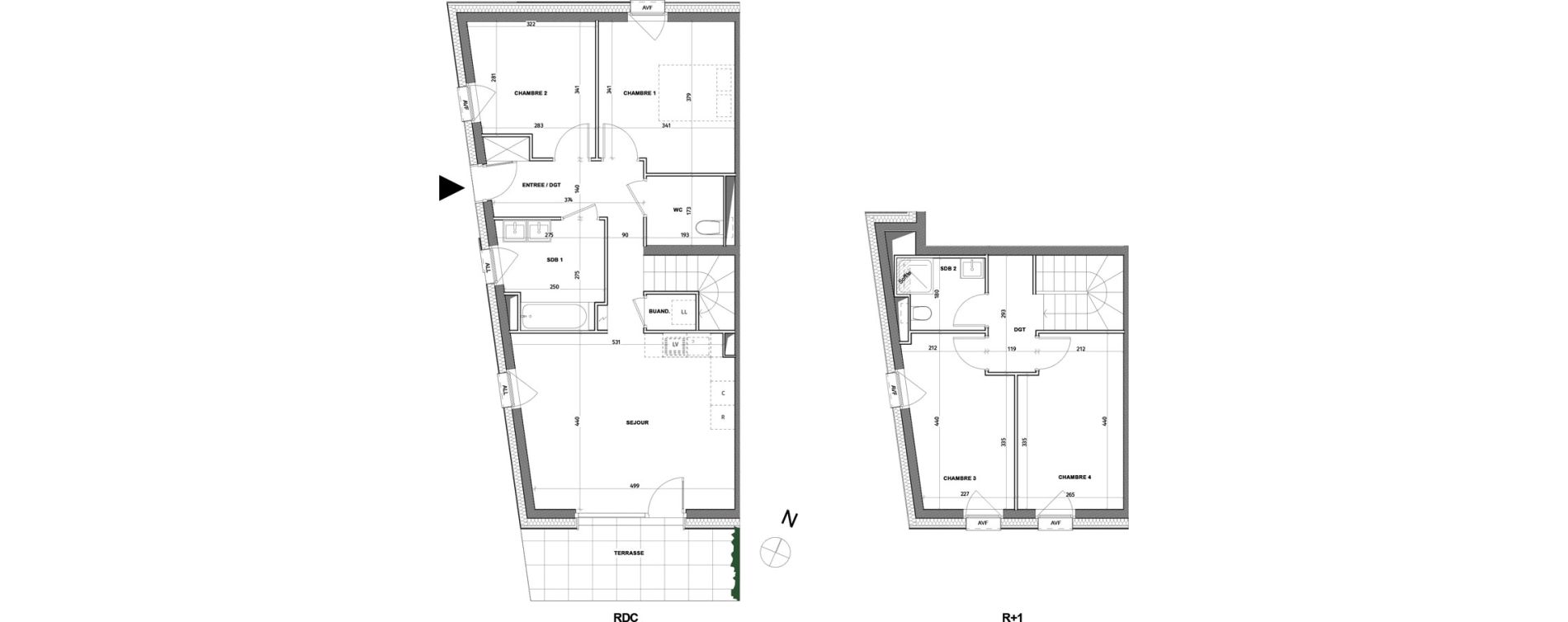 Appartement T5 de 93,37 m2 &agrave; Rosheim Centre