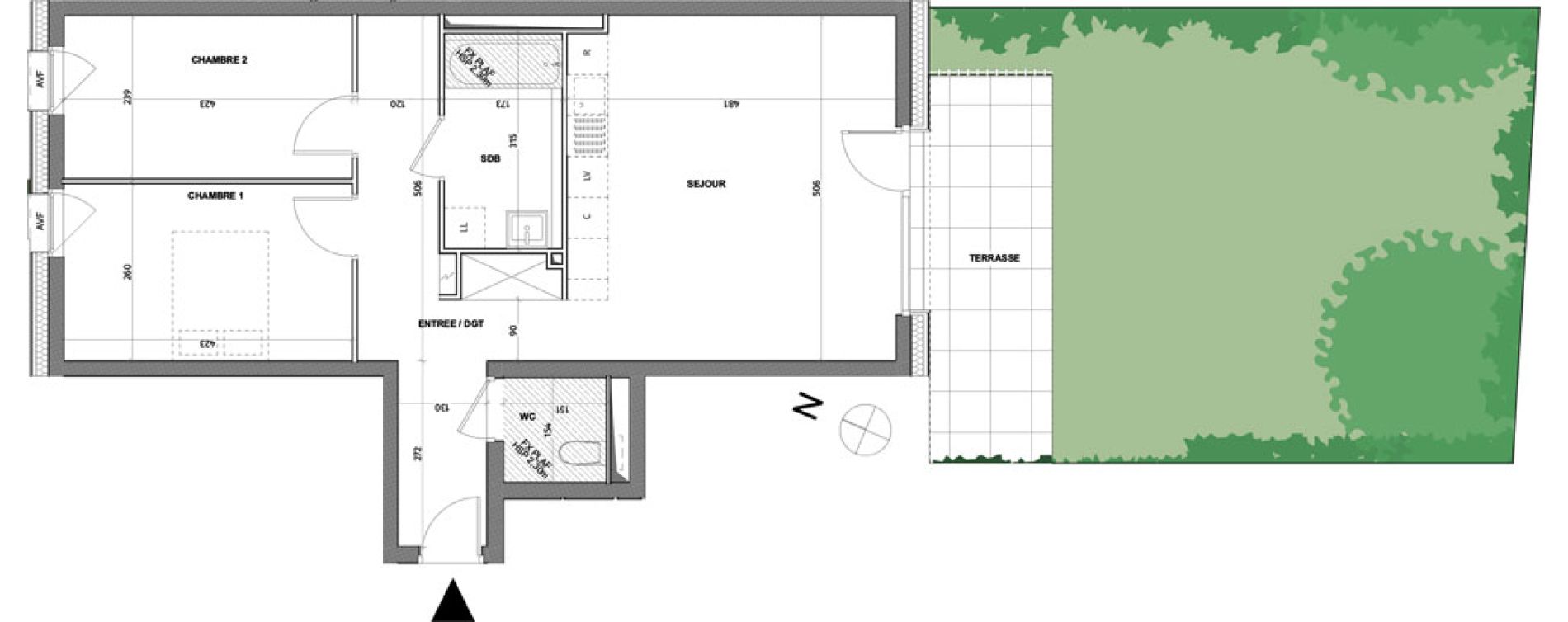 Appartement T3 de 65,27 m2 &agrave; Rosheim Centre