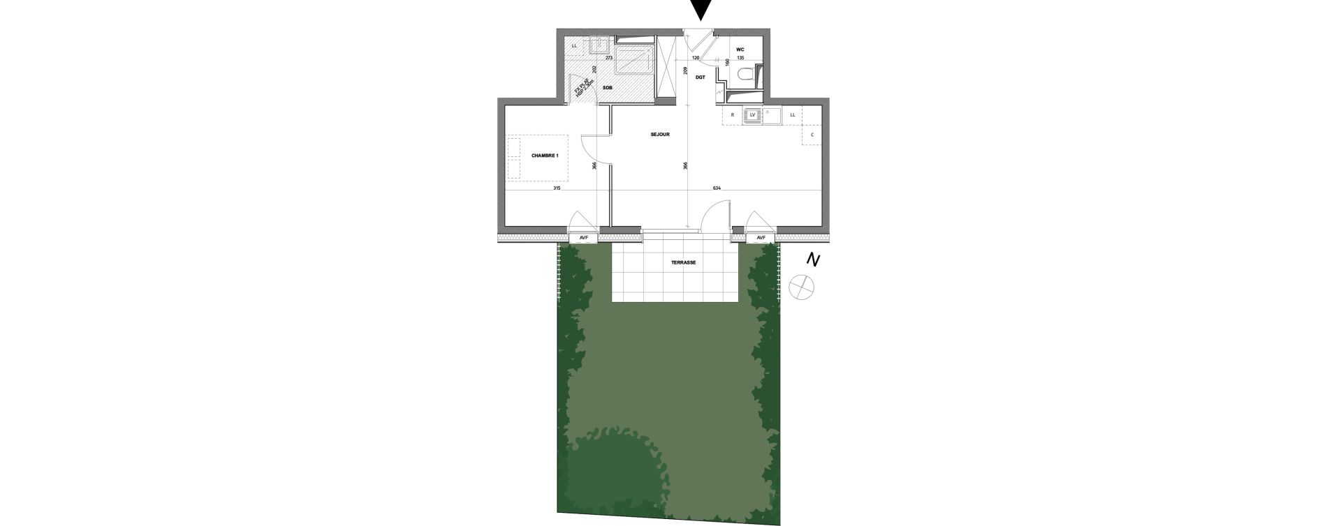 Appartement T2 de 45,38 m2 &agrave; Rosheim Centre