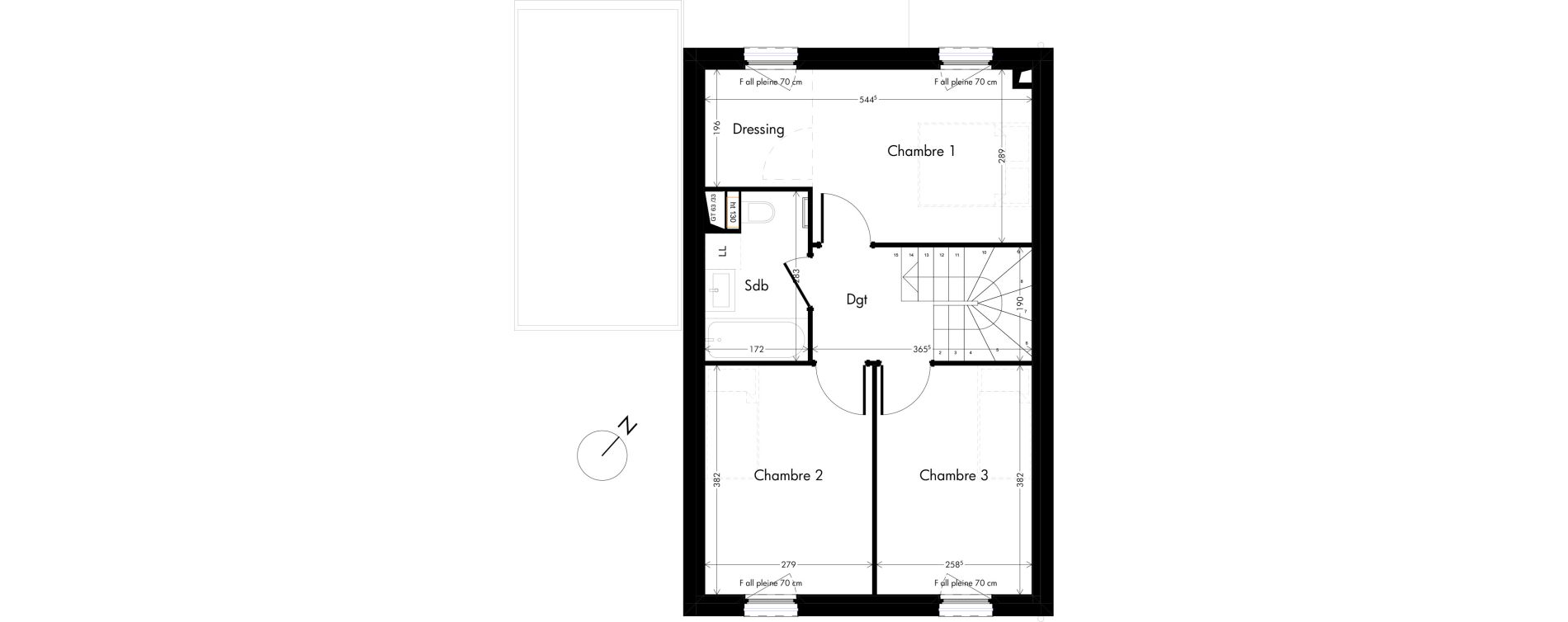 Maison T4 de 85,60 m2 &agrave; Saverne Centre