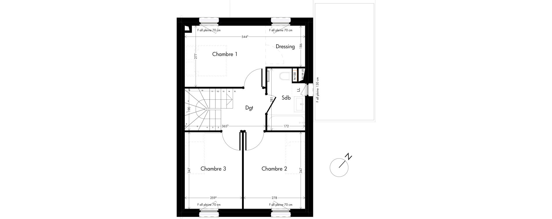 Maison T4 de 80,50 m2 &agrave; Saverne Centre