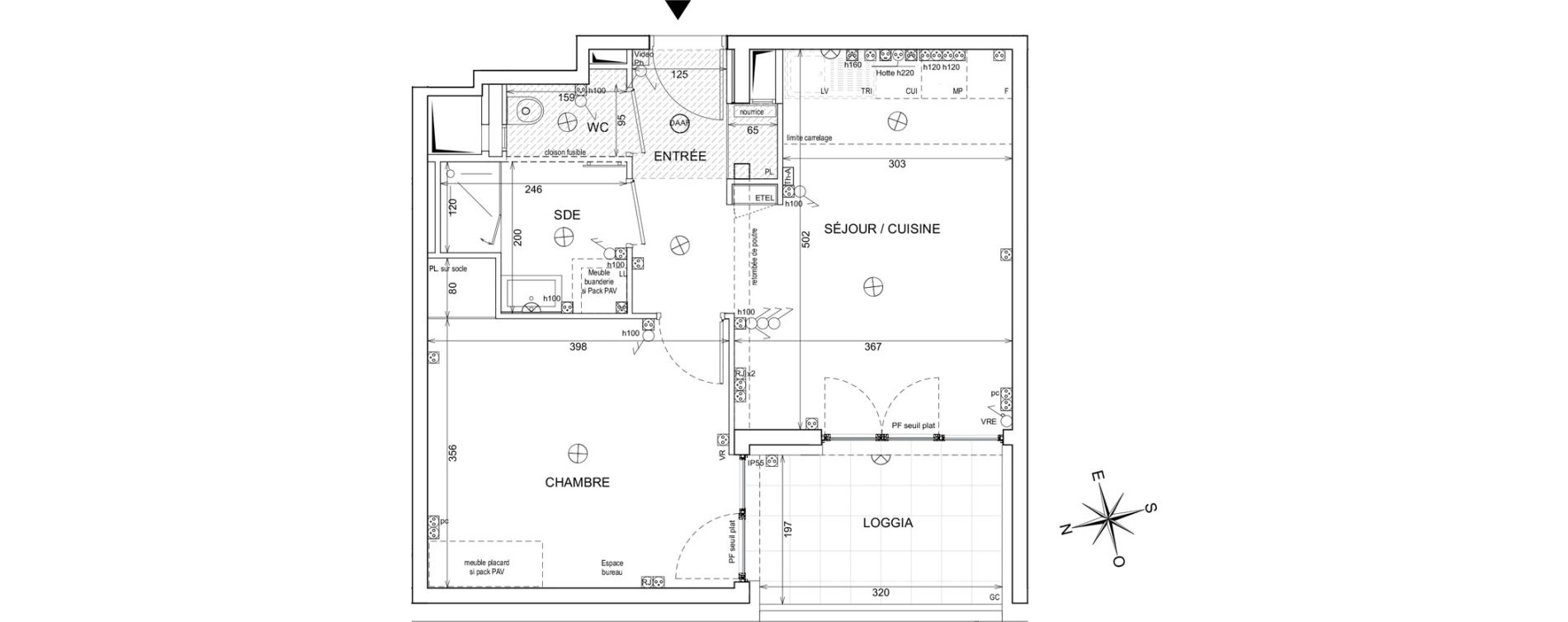 Appartement T2 de 43,00 m2 &agrave; Strasbourg Neudorf - musau