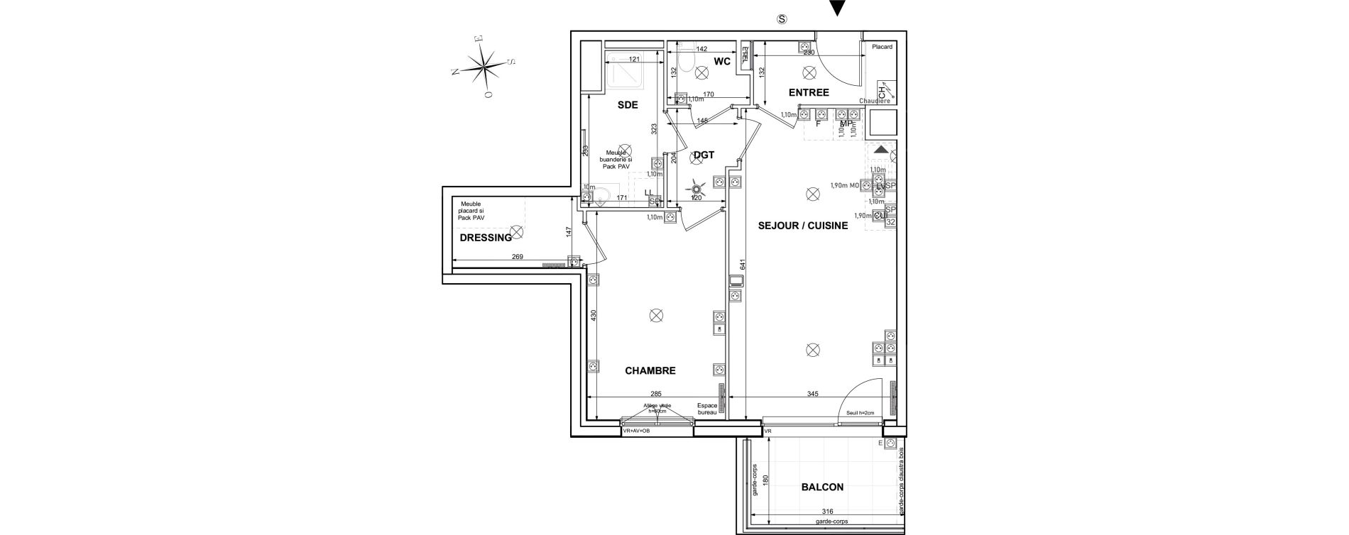 Appartement T2 de 51,45 m2 &agrave; Colmar Saint-vincent de paul