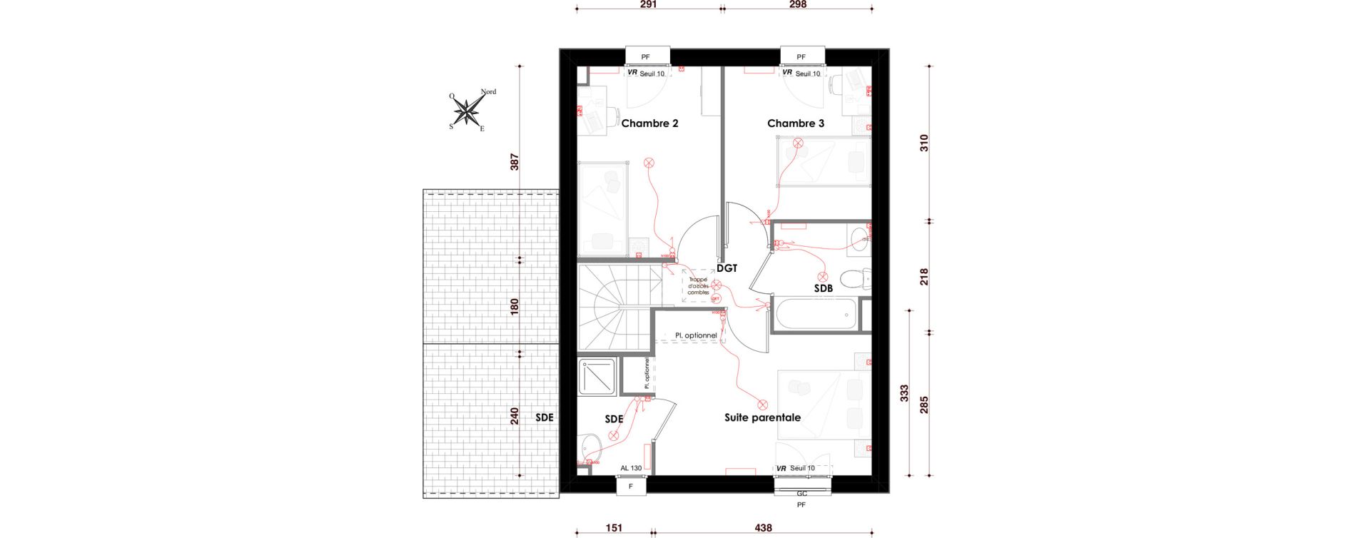 Maison T5 de 90,01 m2 &agrave; Thann Centre