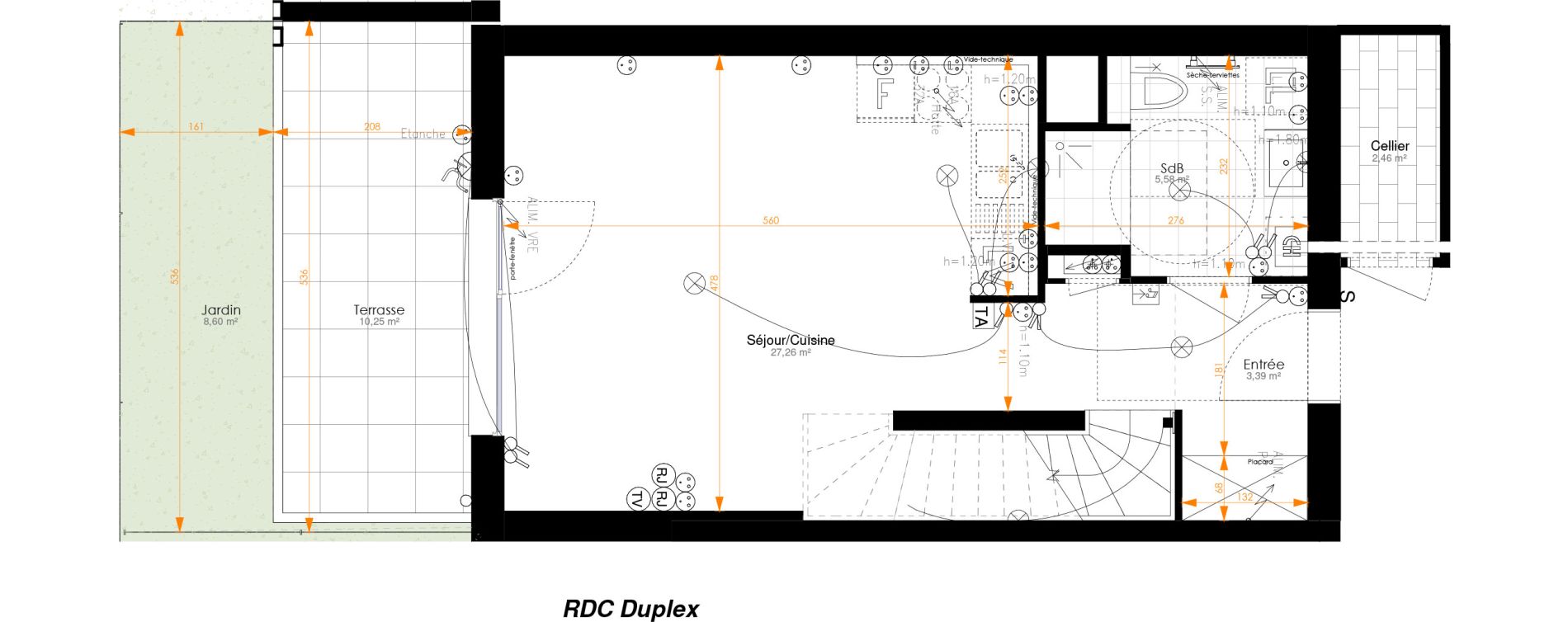 Duplex T3 de 70,88 m2 &agrave; Turckheim Centre