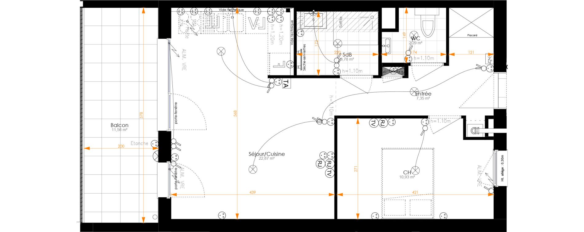 Appartement T2 de 47,22 m2 &agrave; Turckheim Centre