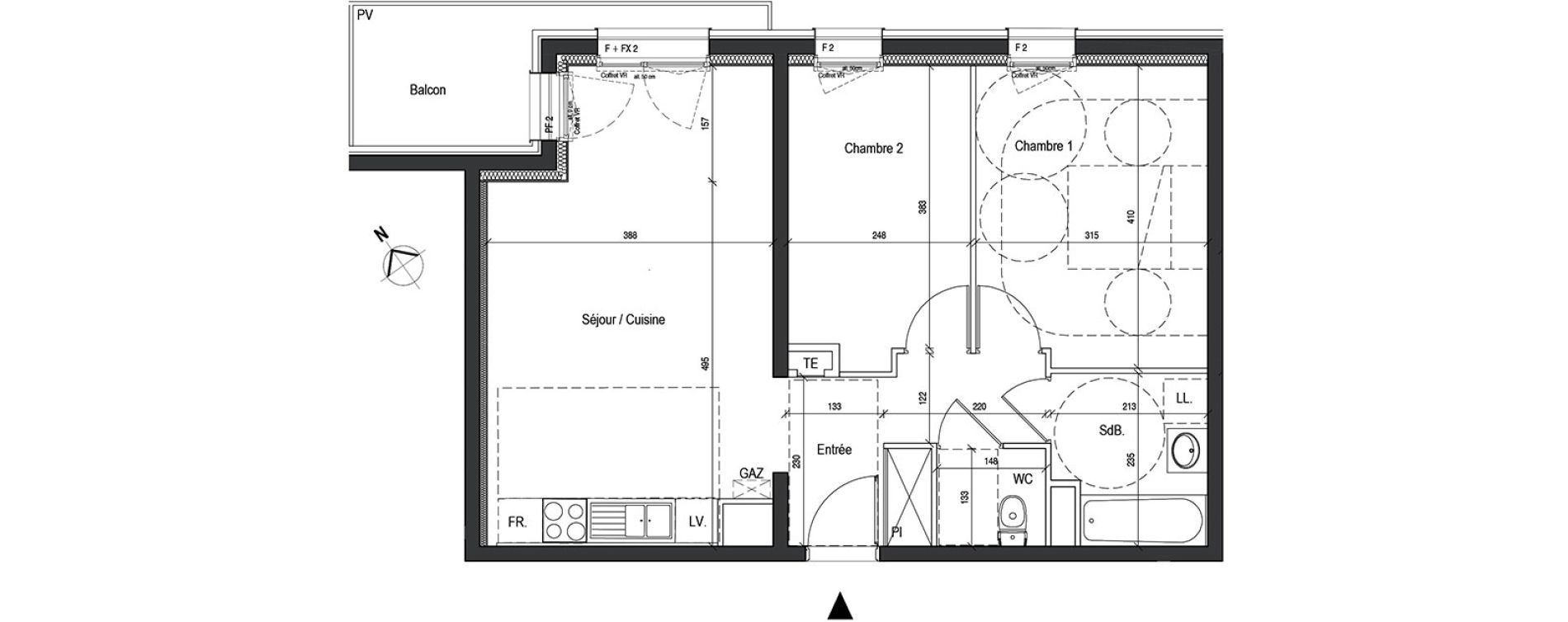 Appartement T3 de 58,80 m2 &agrave; Nancy Rives de meurthe