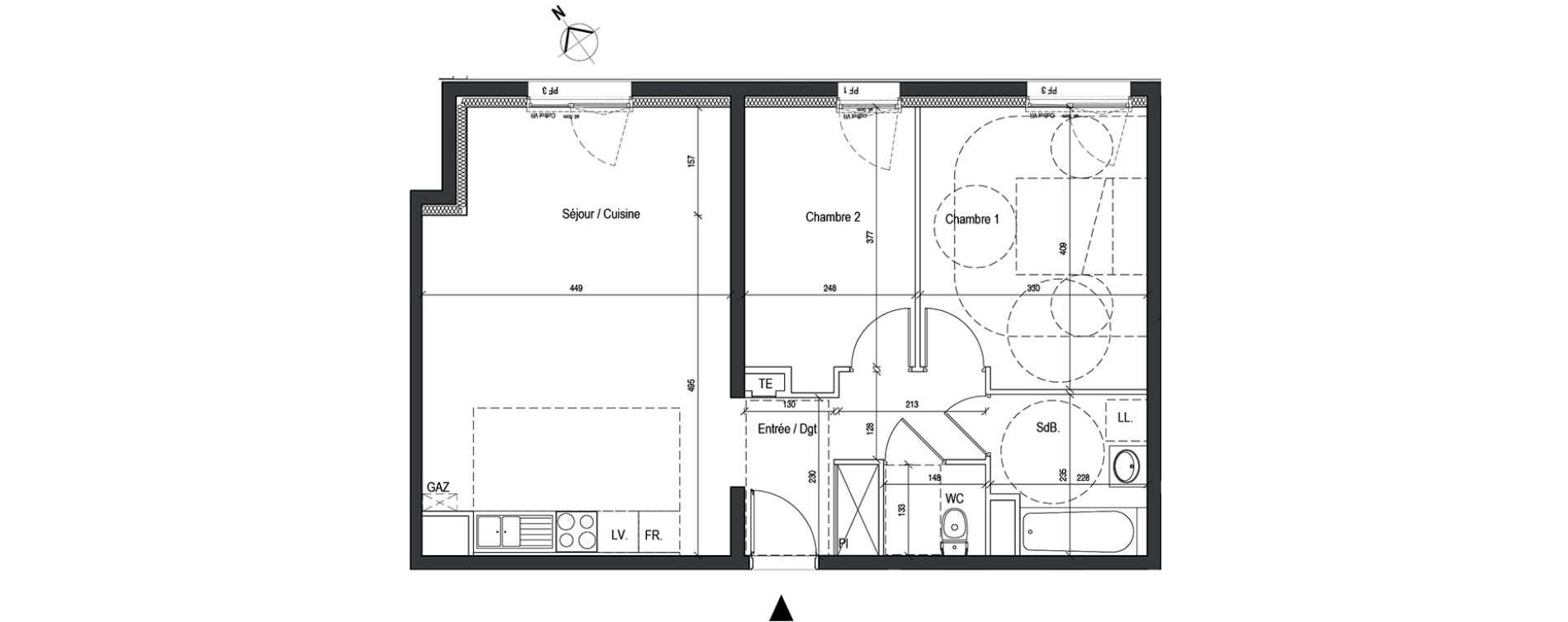 Appartement T3 de 64,41 m2 &agrave; Nancy Rives de meurthe