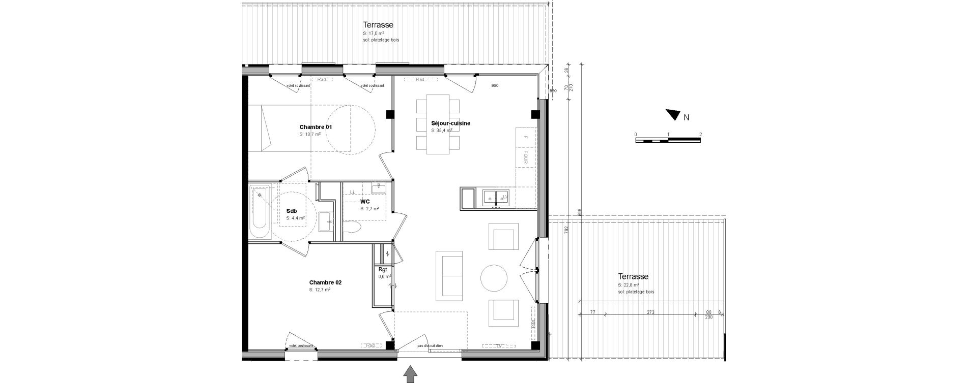 Appartement T3 de 69,50 m2 &agrave; Nancy Grand coeur