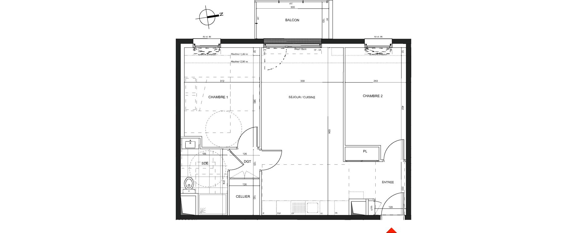 Appartement T3 de 59,22 m2 &agrave; Nancy Charles iii
