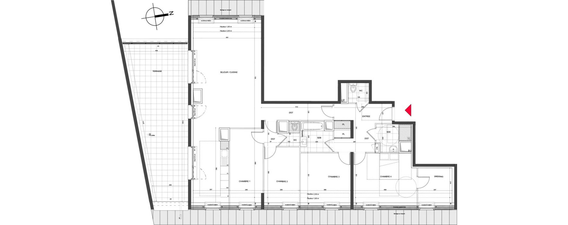 Appartement T5 de 132,91 m2 &agrave; Nancy Charles iii