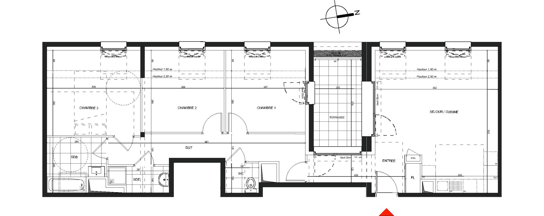 Appartement T4 de 83,40 m2 &agrave; Nancy Charles iii